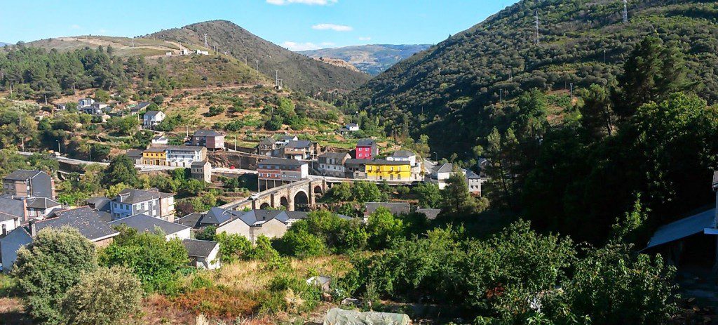Vistas desde el mirador de Sobradelo (Carballeda de Valdeorras)