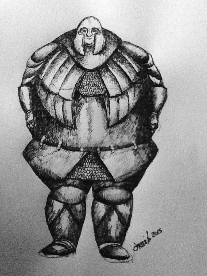 Ilustración de Sonia Drusila para ilustrar su artículo Cuando la obesidad es defensa