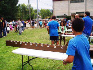 Juegos celtas en la Bacofesta de A Rúa (Valdeorras)
