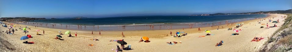Panorámica de la playa de A Lanzada
