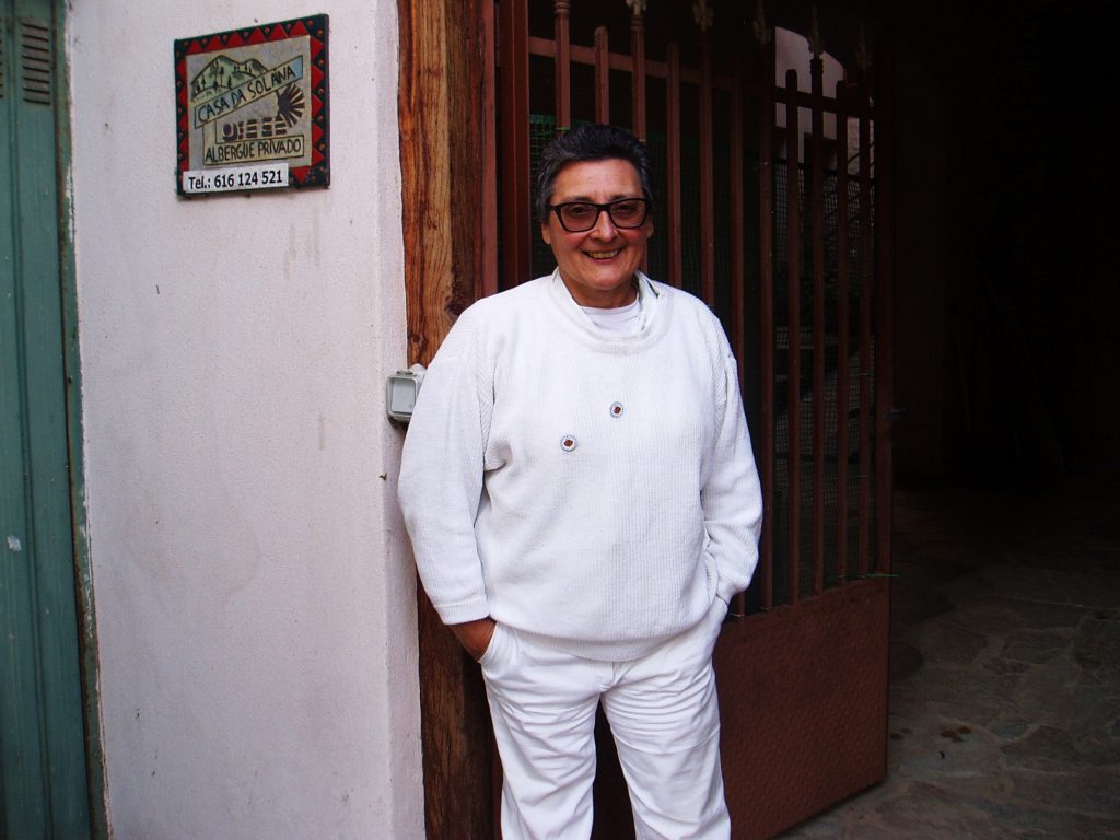 Asunción Arias, presidenta de la Asociación de Amigos do Camiño de Santiago por Valdeorras